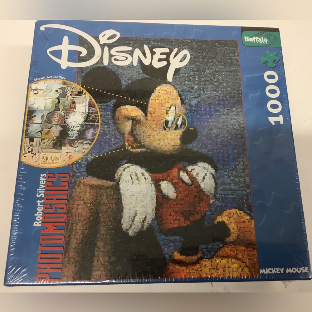New Sealed Photomosaics Disney 1000 pc Jigsaw Puzzle by Buffalo Games